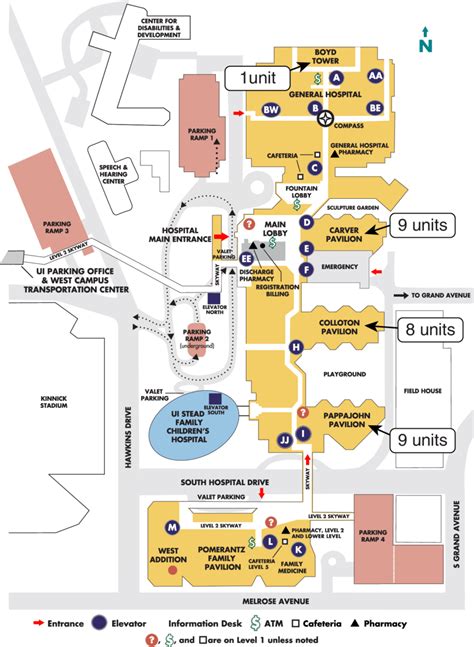 Uihc Hospital Map Of Floors