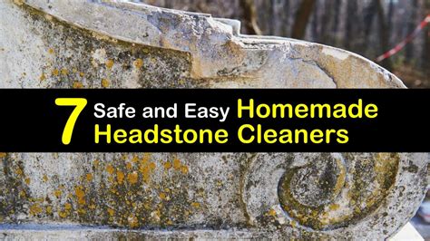 7 Safe and Easy Homemade Headstone Cleaners