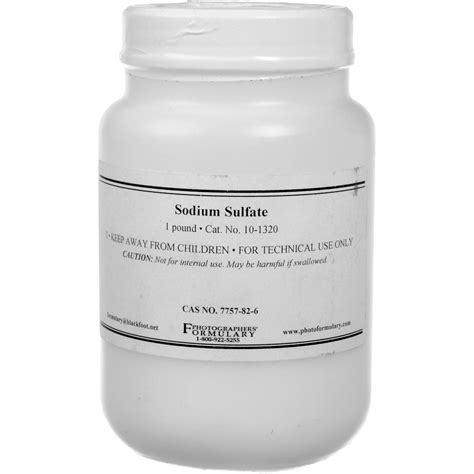 Photographers' Formulary Sodium Sulfate - 1 Lb. 10-1320 1LB B&H