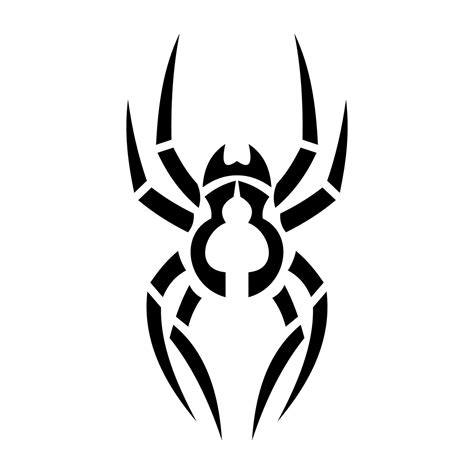 tribal spider tattoo illustration 3087448 Vector Art at Vecteezy