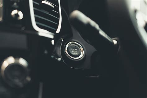 Close-Up Photo of a Car's Start and Stop Button · Free Stock Photo