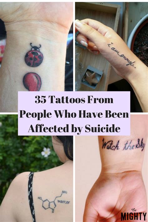 Tattoos Inspired By Suicide Loss and Suicidal Thoughts | The Mighty