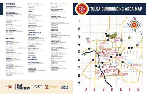 Visit Tulsa | Tulsa Map by TulsaRegionalTourism - Issuu