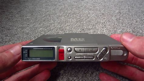 SONY MZ-R37 Portable Minidisc Recorder - YouTube