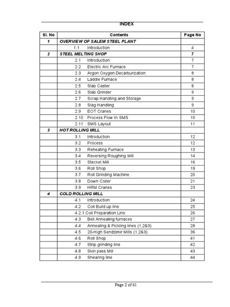 Salem Steel Plant Report | PDF | Secondary Sector Of The Economy | Industrial Processes