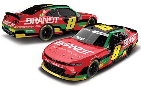 2021 Miguel Paludo #8 Brandt NASCAR 1/24 Diecast