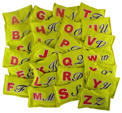 Bean Bags Alphabet Pack - Podium 4 Sport