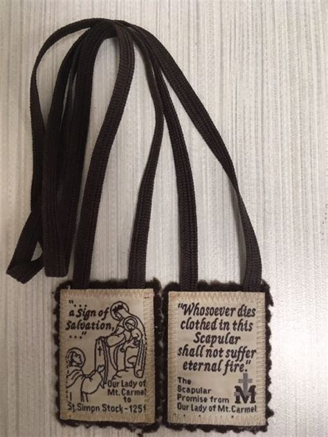 Brown Scapular – PrayingwithTeresaofAvila