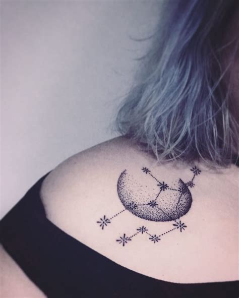 Virgo Star Constellation Tattoo