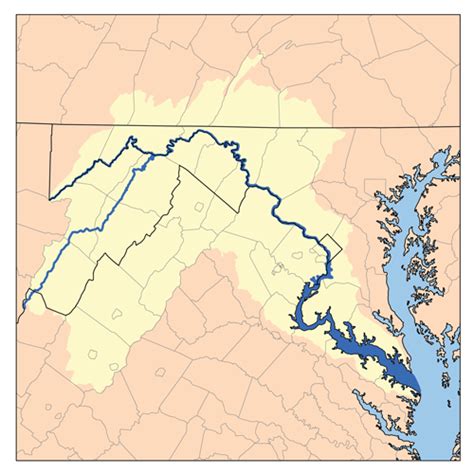 Potomac River Map