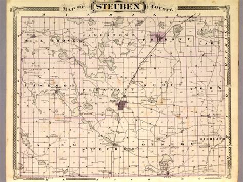 Clear Lake Indiana History | Maps of Steuben County, Indiana