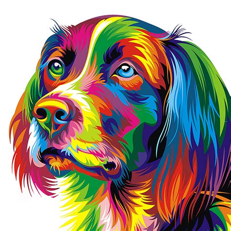 Neon Dog - Diamond Painting House