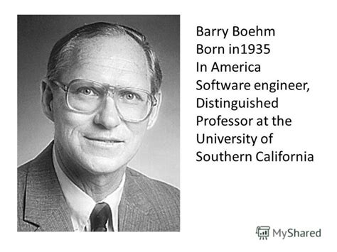 Презентация на тему: "Spiral Model. Barry Boehm Born in1935 In America Software engineer ...