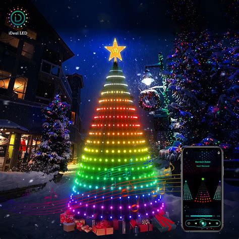 String Christmas Tree Lights | Smart Lights Christmas Tree | Christmas Tree Lights App ...