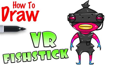 How to Draw VR Fishstick | Fortnite