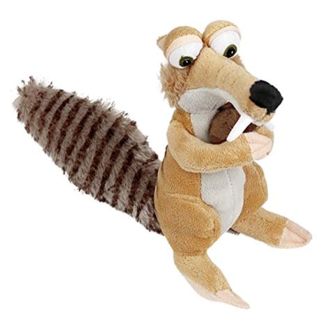 scrat hug 7'' acorn plush toy doll super soft fluffy squirrel ice age teddy bear film ...