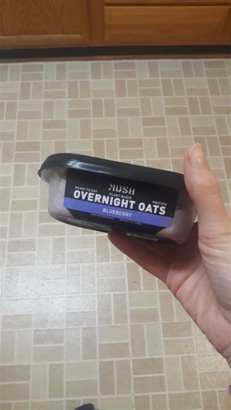 Mush Overnight Oats Blueberry overnight oats Review | abillion