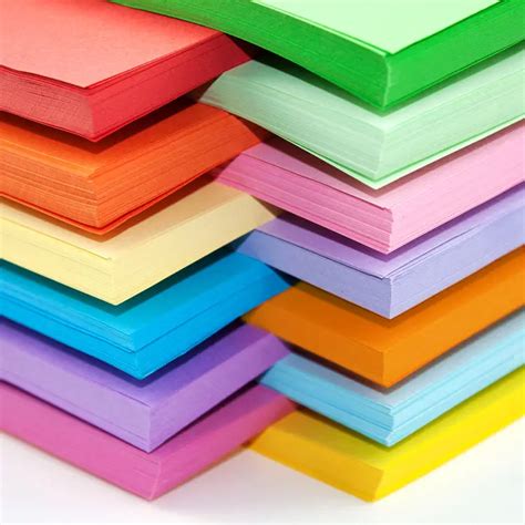 Aliexpress.com : Buy Free shipping 100pcs/lot 80g A4 color copy printing paper color origami ...