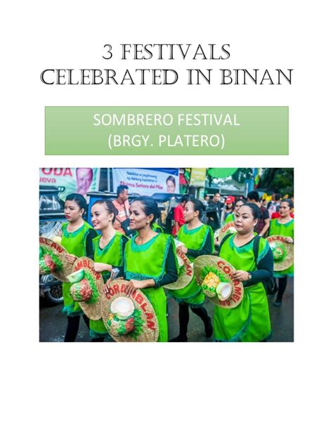 3 Festivals Celebrated in Binan | PDF