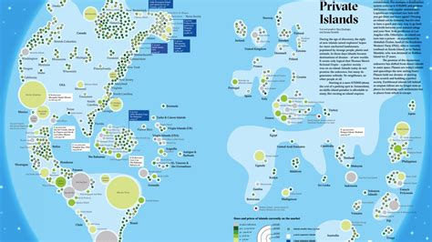 A world map of private islands (some are a steal!) - Big Think