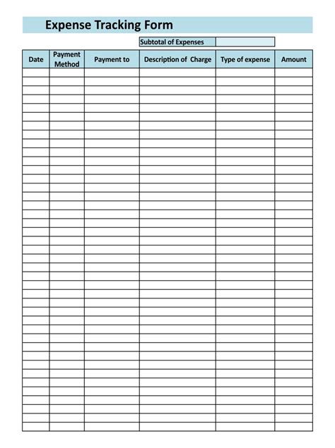 Expense Log - 8 Free PDF Printables | Printablee