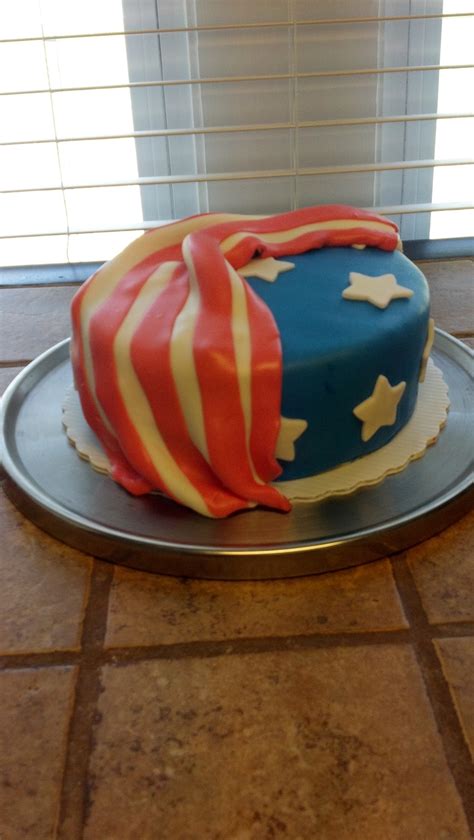 Flag Cake - CakeCentral.com