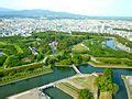 Category:Entire views of Goryokaku from Goryokaku Tower - Wikimedia Commons