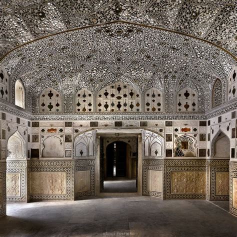 Sheesh Mahal, Amer Fort, Jaipur, Rajasthan | Amer fort, Agra fort, India