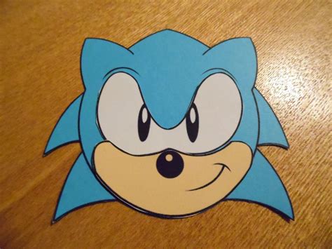 Sonic The Hedgehog Mask Template