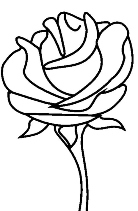 Free Printable Roses Coloring Pages For Kids