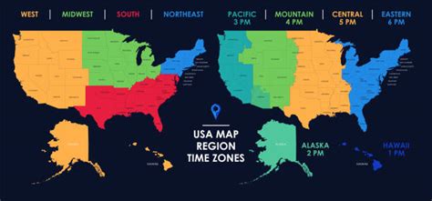 World Time Zones Map New York