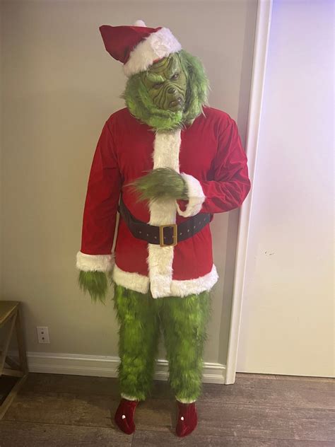 Jim Carrey Grinch Full Costume High Quality - Etsy