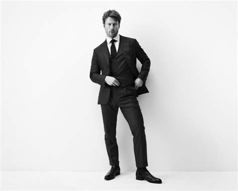 Glen Powell Stars in Brioni Fall 2023 Bespoke Ad Campaign