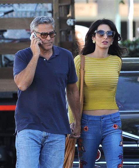 George and Amal Clooney Take a Walk On Set Picture | All of Amal ...