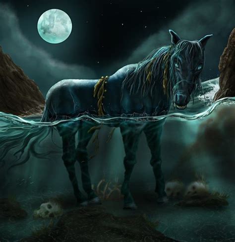 Pin by Ravin Headlee on Art | Kelpie horse, Mythological creatures, Mythical creatures