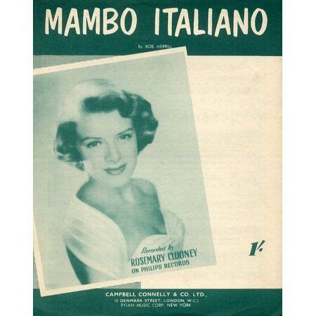 Mambo Italiano - Song featuring Rosemary Clooney only £10.00