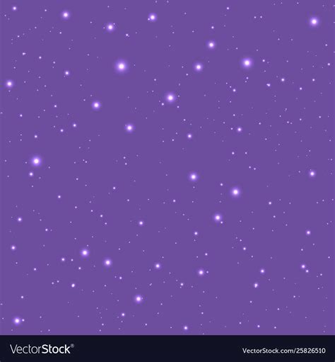 Abstract purple sky with stars Royalty Free Vector Image