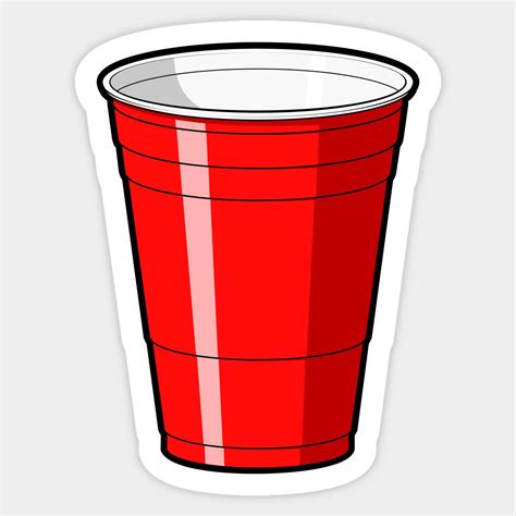 Red plastic drinking cup by william-fehr-creative | Red solo cup, Red ...