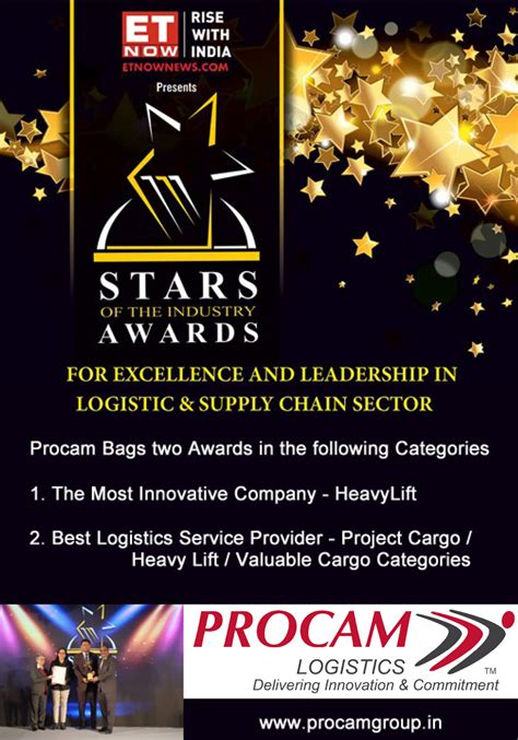 Procam Wins Excellence and Leadership Awards in Logistics & Supply Chain Sector - CLC Projects ...