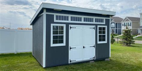 A Modern Storage Shed Designed for Appealing Style and Useful Function