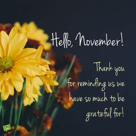 Hello, November! | The Month of Gratitude | November quotes, Hello november, Happy new month ...