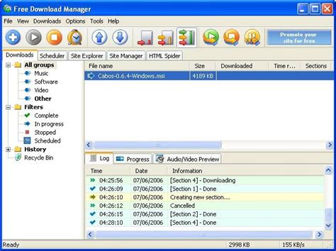 Download Free Download Manager (portable) v6.10.1.3069 (freeware ...