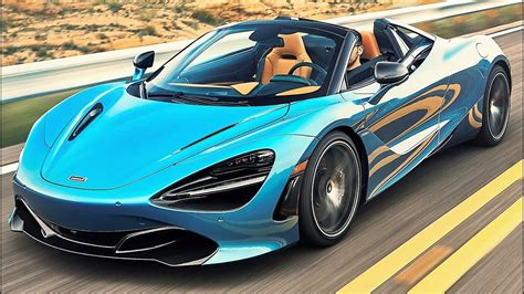 Blue McLaren 720S Spider - High-Performance Convertible Supercar - YouTube