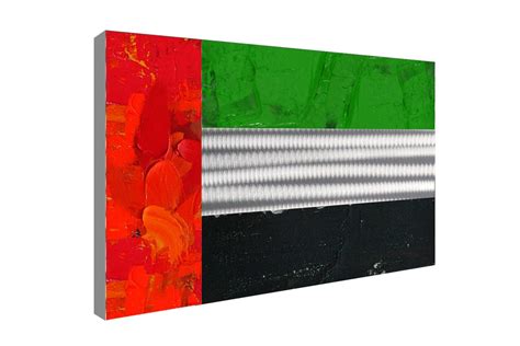 Emirates Flag. 60cm x 90cm — Paintingsonline