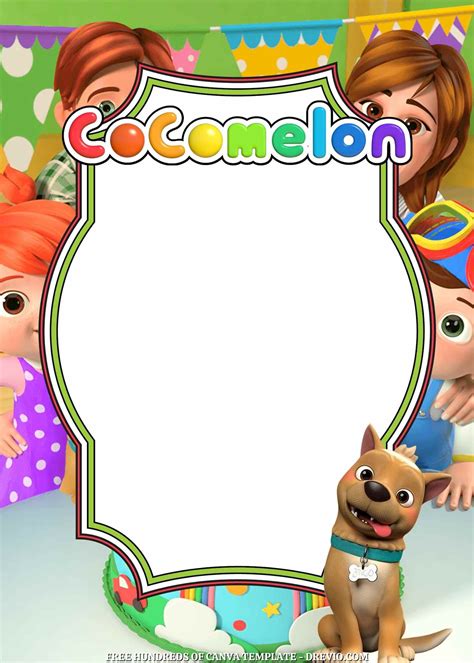 Free Cocomelon Birthday Invitations | Download Hundreds FREE PRINTABLE Birthday Invitation ...