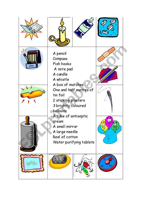 Stranded on a desert island - ESL worksheet by wan2