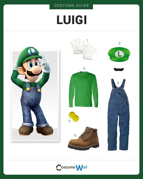 Luigi Costume Guide for Cosplay and Halloween | Mario halloween ...