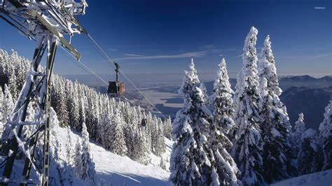 Ski gondola wallpaper - Photography wallpapers - #16433