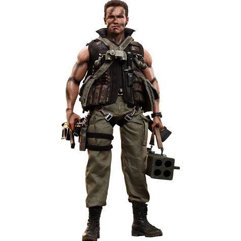 Commando John Matrix (Arnold Schwarzenegger) 1:6 Scale Figure Hot Toys ...