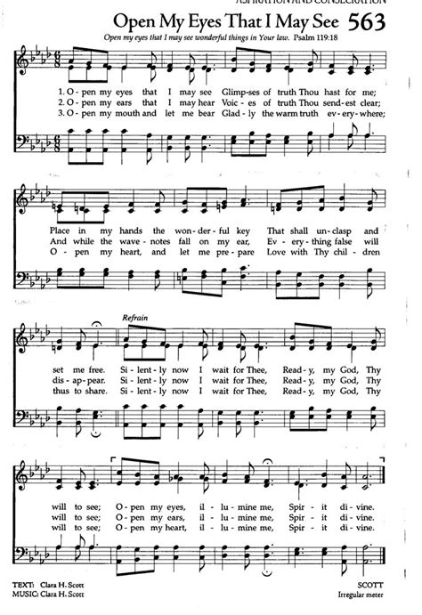 Open My Eyes That I May See. high (1740×2540) | Christian Hymns and Songs I Love | Pinterest ...